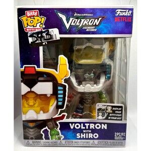 FUNKO Bitty POP! Bots Voltron – Voltron with Shiro Vinyl Figure (Box Damage)